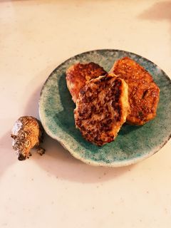 鶏ひき肉の和風ハンバーグ-レシピのメイン写真