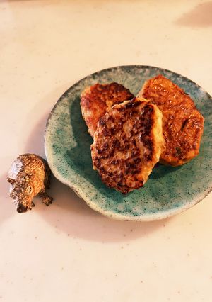 鶏ひき肉の和風ハンバーグ-レシピのメイン写真