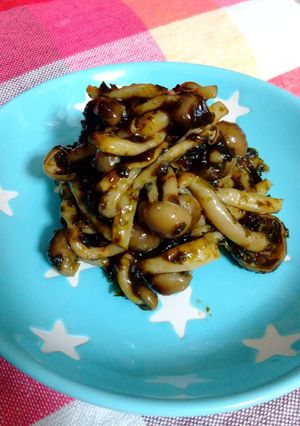しめじの海苔佃煮あおのり和え-レシピのメイン写真