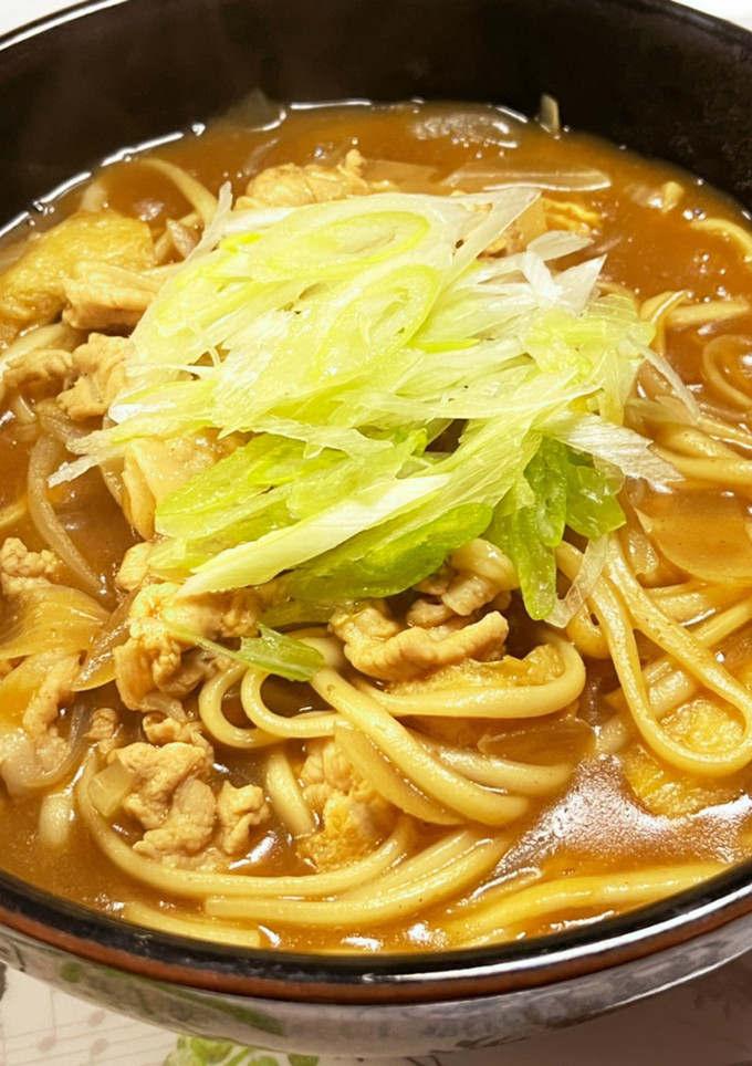 顆粒だしで♪和風カレーうどん-レシピのメイン写真