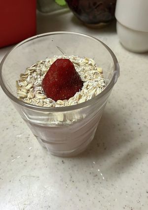 バナナスムージー苺入り-レシピのメイン写真