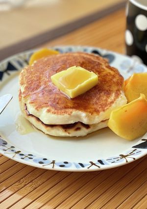 ふわふわもっちり米粉パンケーキ-レシピのメイン写真