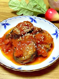 茄子の和風トマト煮込み-レシピのメイン写真