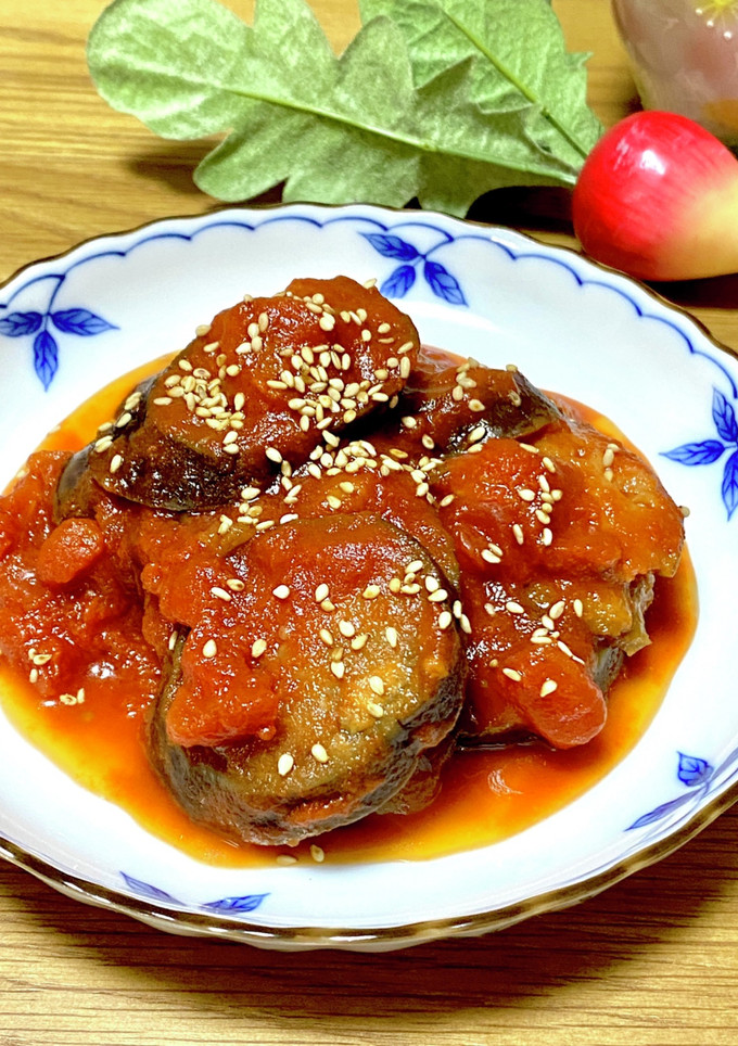 茄子の和風トマト煮込み-レシピのメイン写真