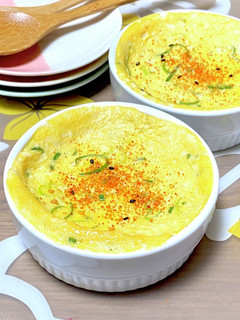 豆腐とたまごのレンジ蒸し-レシピのメイン写真