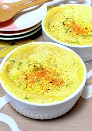 豆腐とたまごのレンジ蒸し-レシピのメイン写真