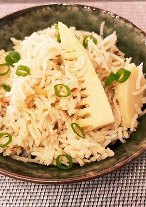 筍と椎茸出汁の和風プラオ-レシピのメイン写真