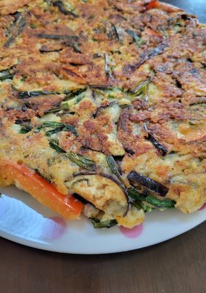 野菜たっぷりチーズチヂミ-レシピのメイン写真