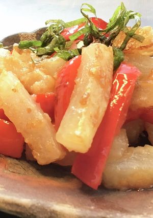 米粉付き大根&パプリカ焼き-レシピのメイン写真