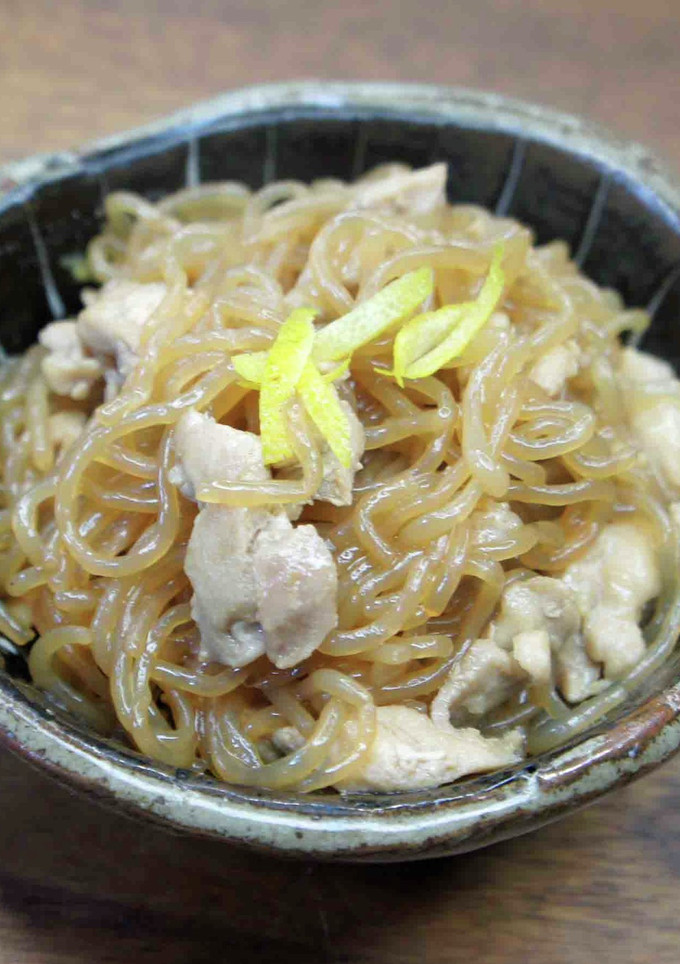 しらたきと鶏肉の炒め煮-レシピのメイン写真