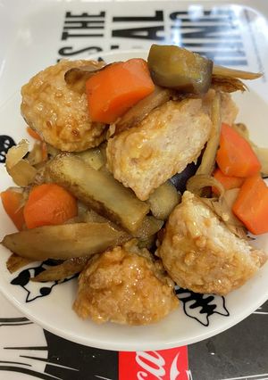 市販の肉団子を使った一品-レシピのメイン写真