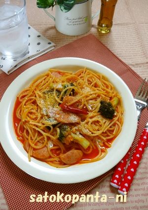 トマトとウインナーのクリームパスタ☆-レシピのメイン写真