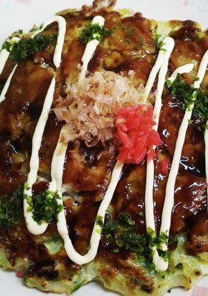 米粉で野菜たっぷりお好み焼き♪-レシピのメイン写真