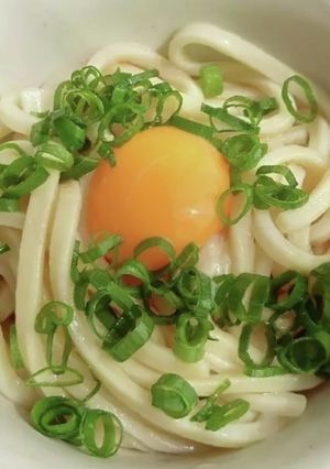 釜玉うどん-レシピのメイン写真