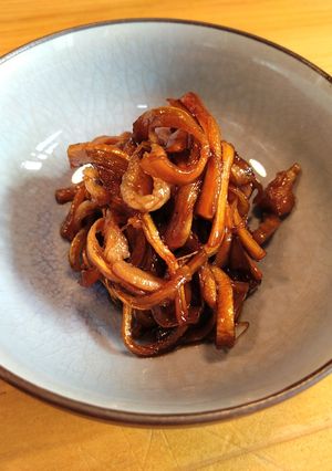 ＳＤＧｓレシピ　椎茸軸のキンピラ-レシピのメイン写真