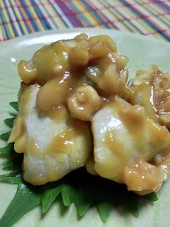 白茄子の落花生味噌和え♪-レシピのメイン写真