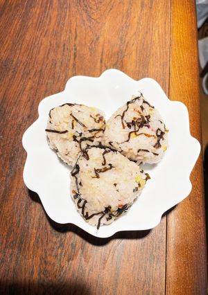 16穀米塩昆布小結び-レシピのメイン写真
