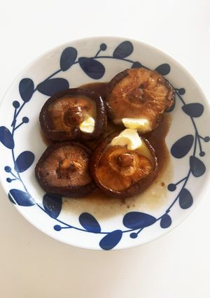 ガリバタ醤油しいたけステーキ-レシピのメイン写真