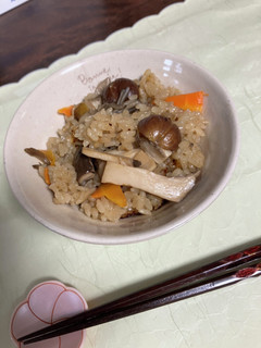 簡単!むき甘栗で炊き込みごはん-レシピのメイン写真