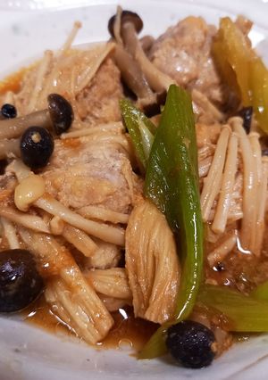 簡単♪︎豚肉団子ときのこのみそ煮♡♡‪♡-レシピのメイン写真