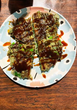 あおさと長ネギのねぎ焼き♡♡タレ無し版-レシピのメイン写真
