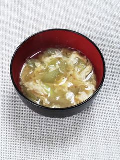 茄子の味噌汁卵とじ-レシピのメイン写真