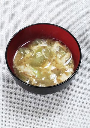 茄子の味噌汁卵とじ-レシピのメイン写真