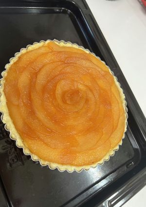 梨のキャラメルカスタードパイ-レシピのメイン写真