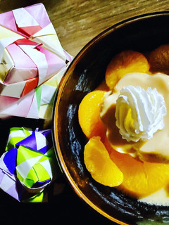 簡単柿プリン、材料はたった2つだけ。-レシピのメイン写真