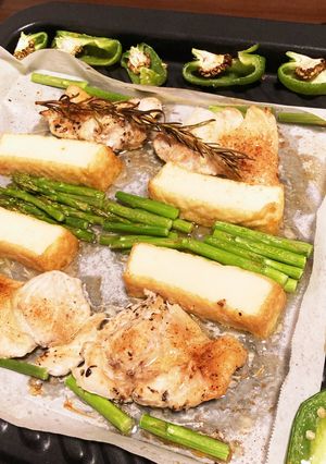 ズボラ　ワンプレートチキングリル　-レシピのメイン写真