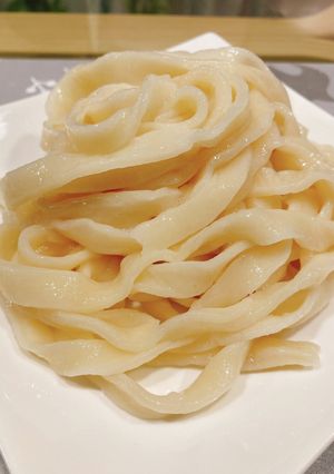 ツルもちっ✨手打ちうどん-レシピのメイン写真