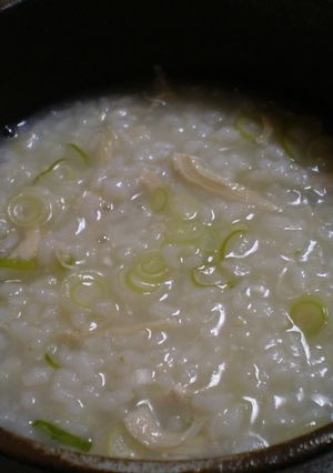 お粥ギライもおかわり！の鶏ネギ粥-レシピのメイン写真