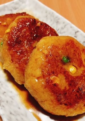 モチモチれんこんバーグ-レシピのメイン写真
