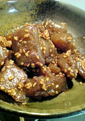 ころころおいしい♪こんにゃくの炒め煮-レシピのメイン写真