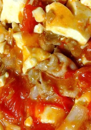 波里米粉とトマトで麻婆豆腐風-レシピのメイン写真