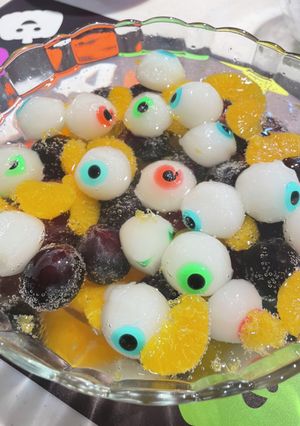 Halloween 目玉ゼリーポンチ-レシピのメイン写真