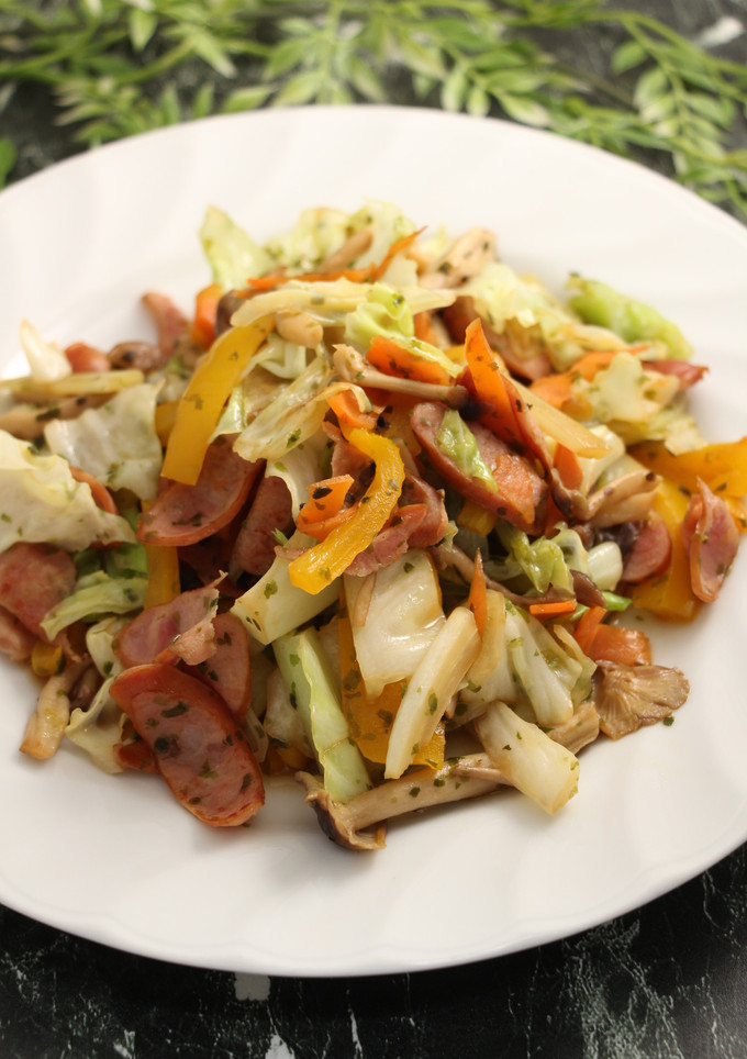 簡単！シャウエッセン野菜炒め-レシピのメイン写真