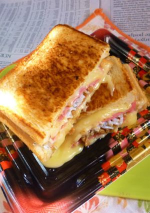 ビアソ＆チーズのホットサンドVer.5-レシピのメイン写真