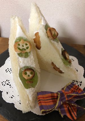 ♪ハロウィンフルーツサンド♪-レシピのメイン写真