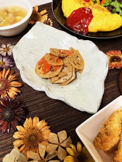 きんぴらレンコン-レシピのメイン写真
