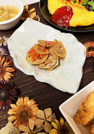 きんぴらレンコン-レシピのメイン写真