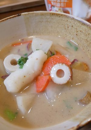 米粉のだんご汁-レシピのメイン写真