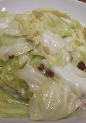 手撕包菜（中国のキャベツ炒め）-レシピのメイン写真