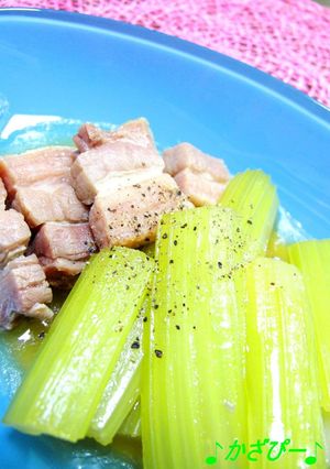 セロリとベーコンのコトコト煮♪-レシピのメイン写真