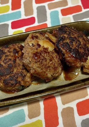 超簡単☆旨味堪能！キムチハンバーグ♪♪-レシピのメイン写真