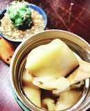 鹿レバ団子とハンペンのスープジャーうどん