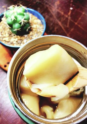 鹿レバ団子とハンペンのスープジャーうどん-レシピのメイン写真