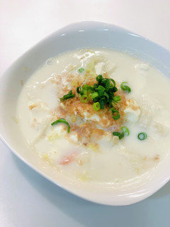 残り野菜と豆腐で簡単ヘルシー豆乳スープ-レシピのメイン写真