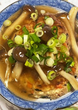 きのこあんかけの豆腐ハンバーグ-レシピのメイン写真