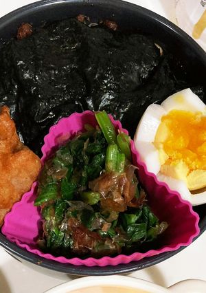 定番の２段のり弁☆高校生-レシピのメイン写真